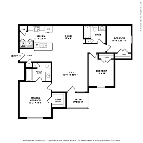Floor plan The Cameron