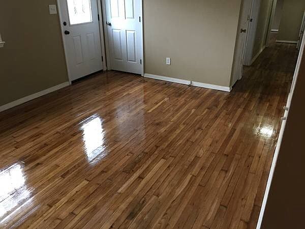 Refinished floors