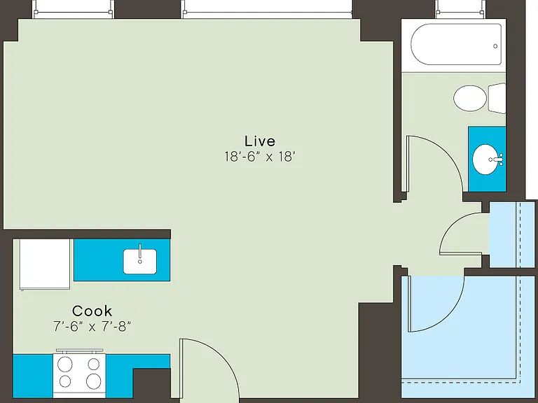 Dining/Living room