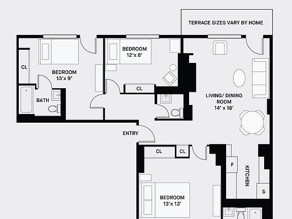 2nd image of 120 W 23rd St APT 12A