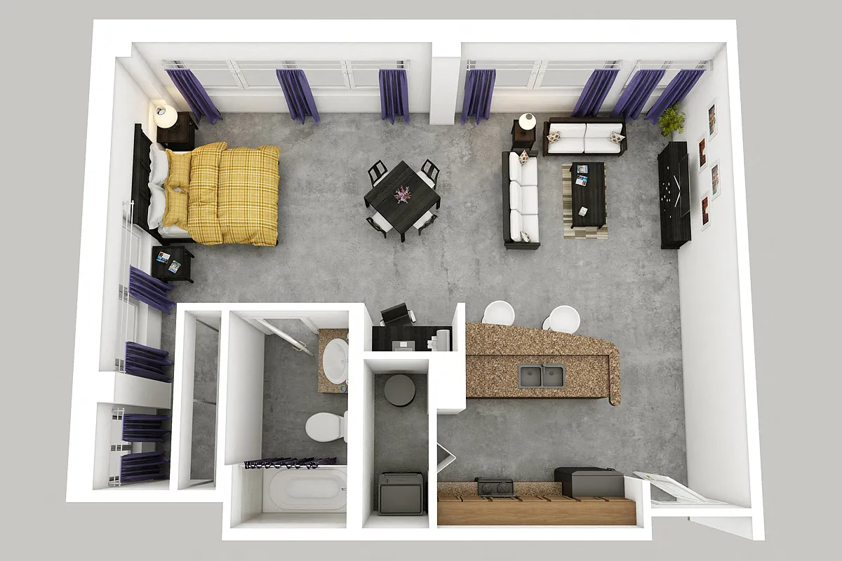 Floor plan The Brady