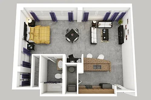 Floor plan The Brady