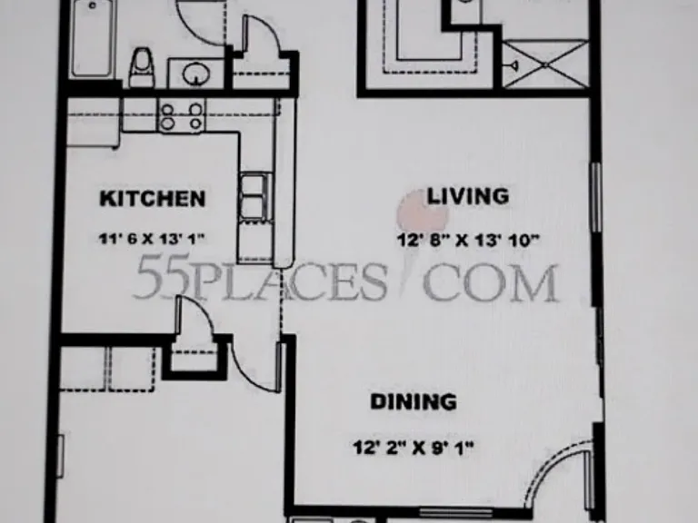 This is a mirror image of the floor plan.