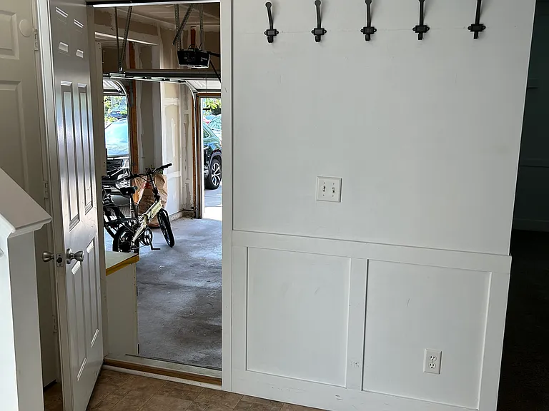 Garage entry