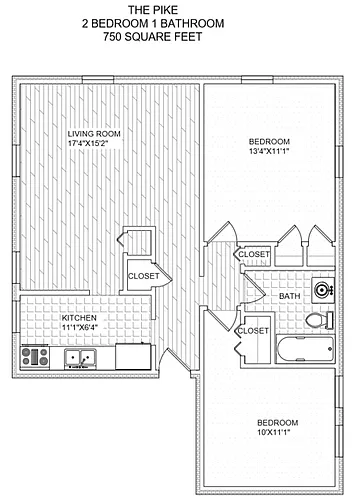Floor plan The Pike