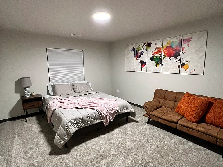 Bedroom on lower level