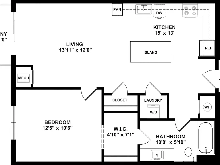 A2 Floor plan W Dimensions A2 Floor plan W Dimensions