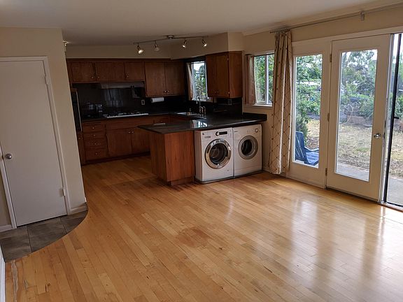 Living room and kitchen.