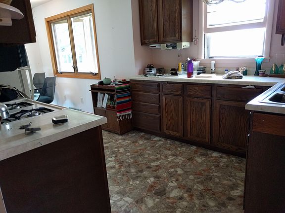 kitchen view from garage ent