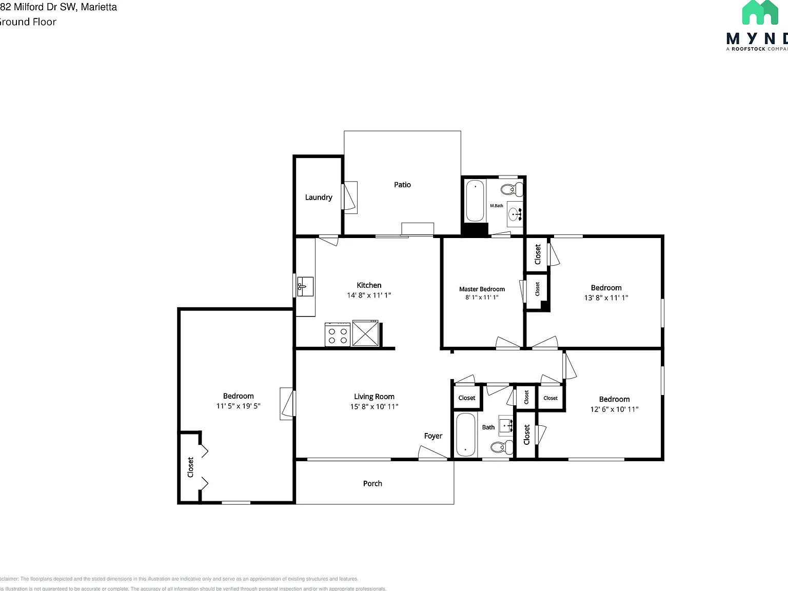 4 bed, 2.0 bath, 1200 sqft, $1,990 — Photo 4