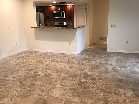 Living area facing kitchen