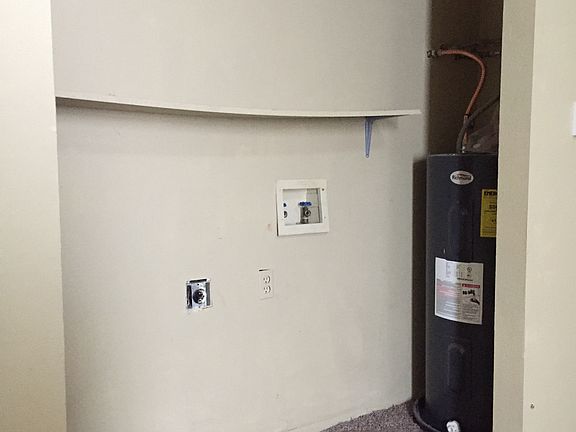 Washer dryer hookups