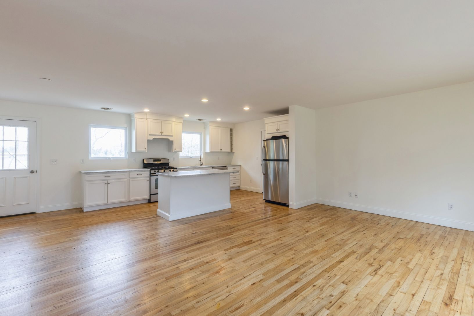 Open plan layout
