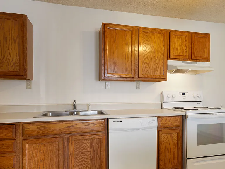 Oak cabinets