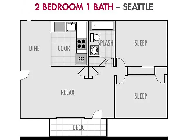 Floor plan The Seattle at Cougar Ridge