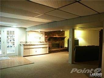 Family room w/ Gas Fireplace.