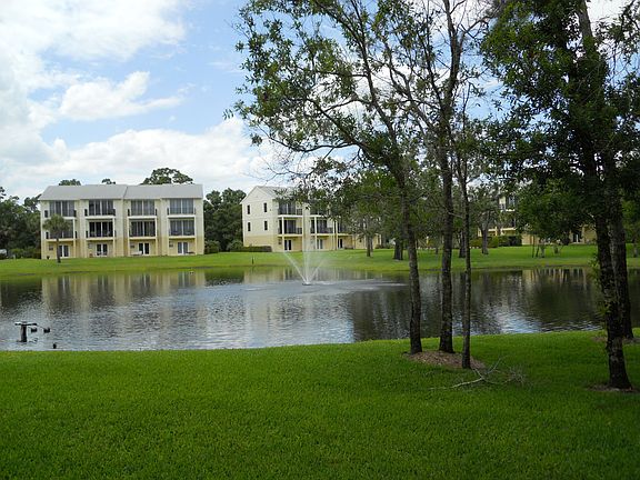 Lake behind unit