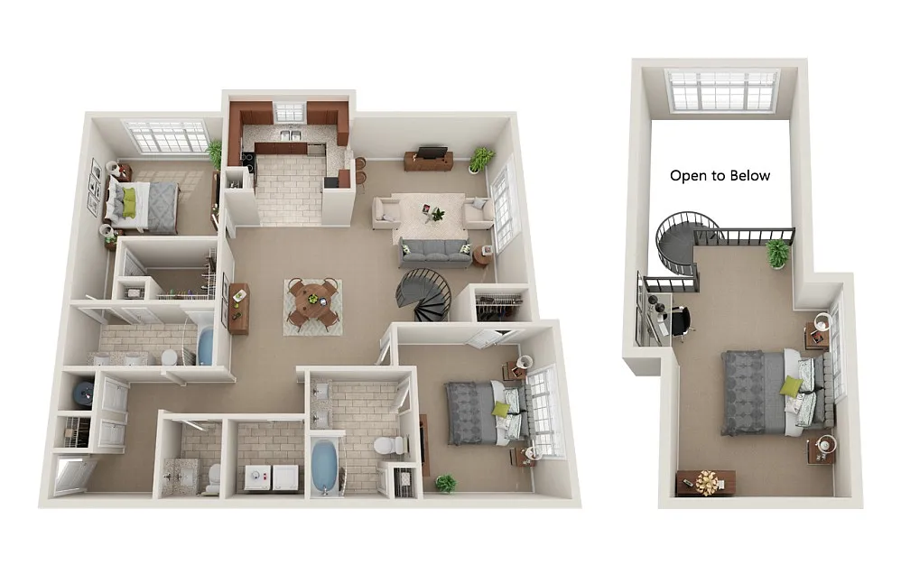 Floor plan B3B