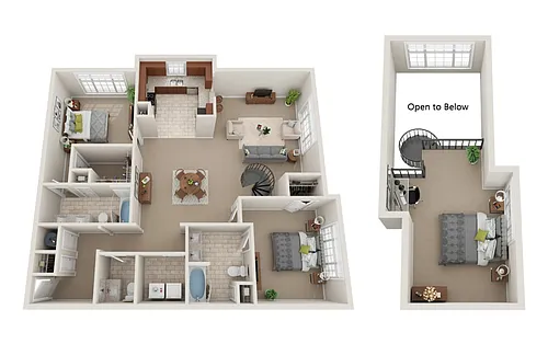 Floor plan B3B