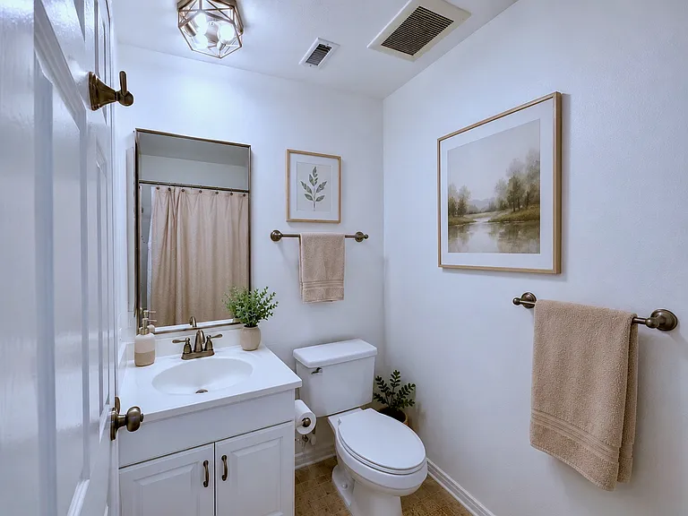 Bathroom (virtually staged)