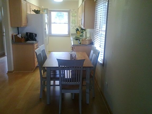 table and chairs and kitchen