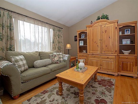 Living Room with vaulted ceiling
