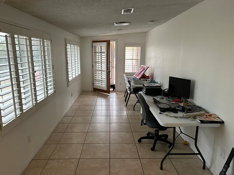 Office Located off Kitchen