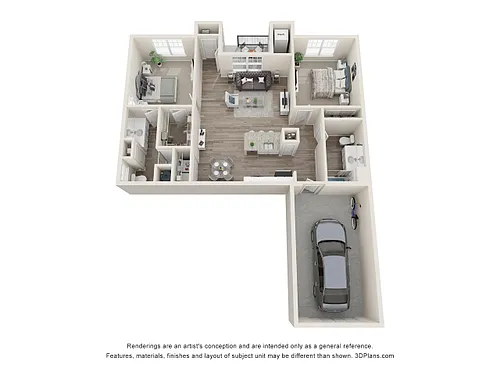 Floor plan Rosemont Terrace Renovated