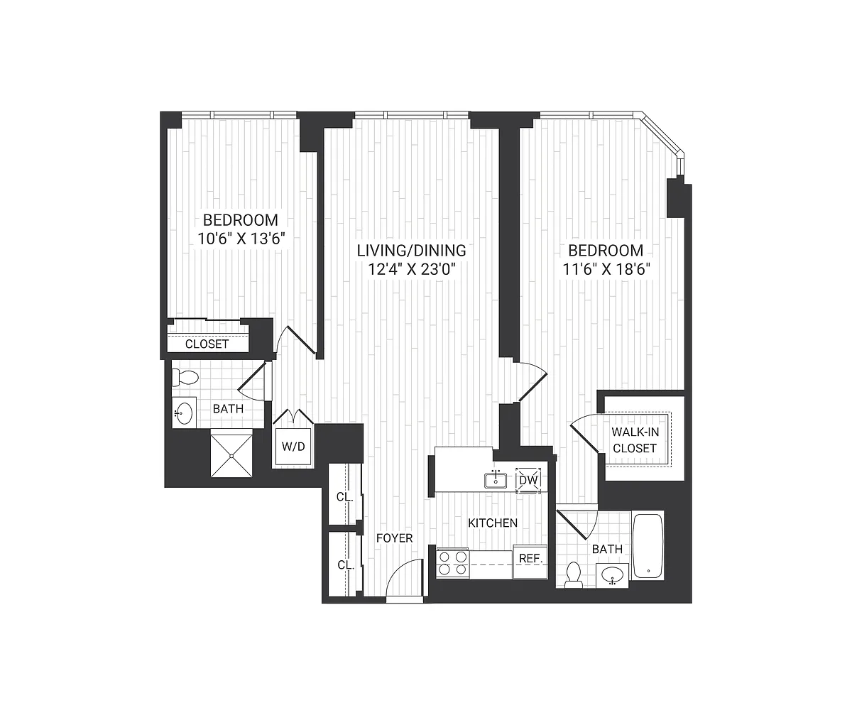 Floor plan B425 B8