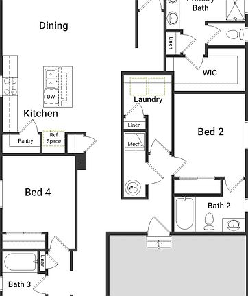 Splendor Floorplan - First Floor