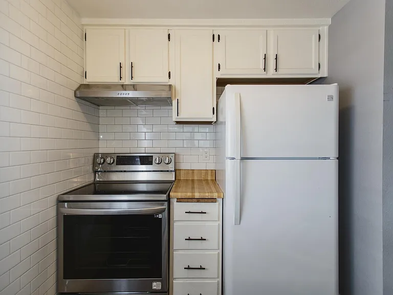 New stove and over the range hood