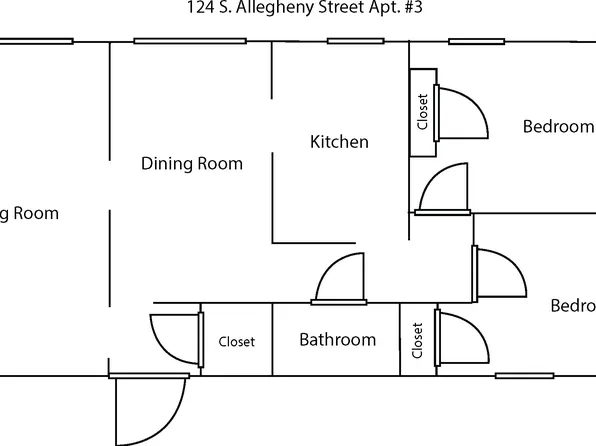 124 S Allegheny St #3, Bellefonte, PA 16823