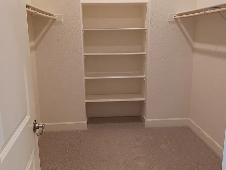 Larger master walk-in closet