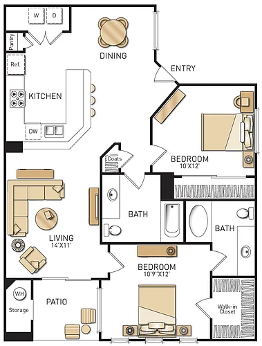 Floor plan Plan C