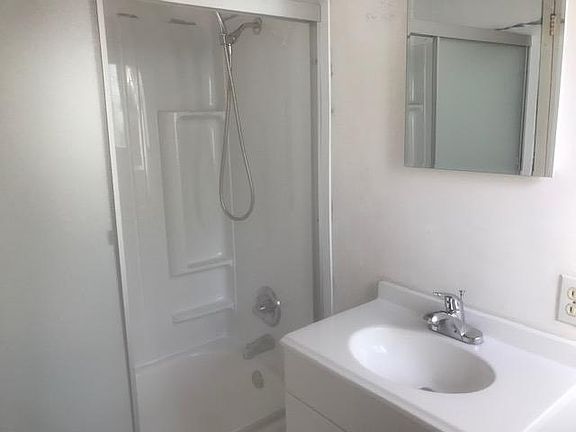 New tub & vanity in master bathroom