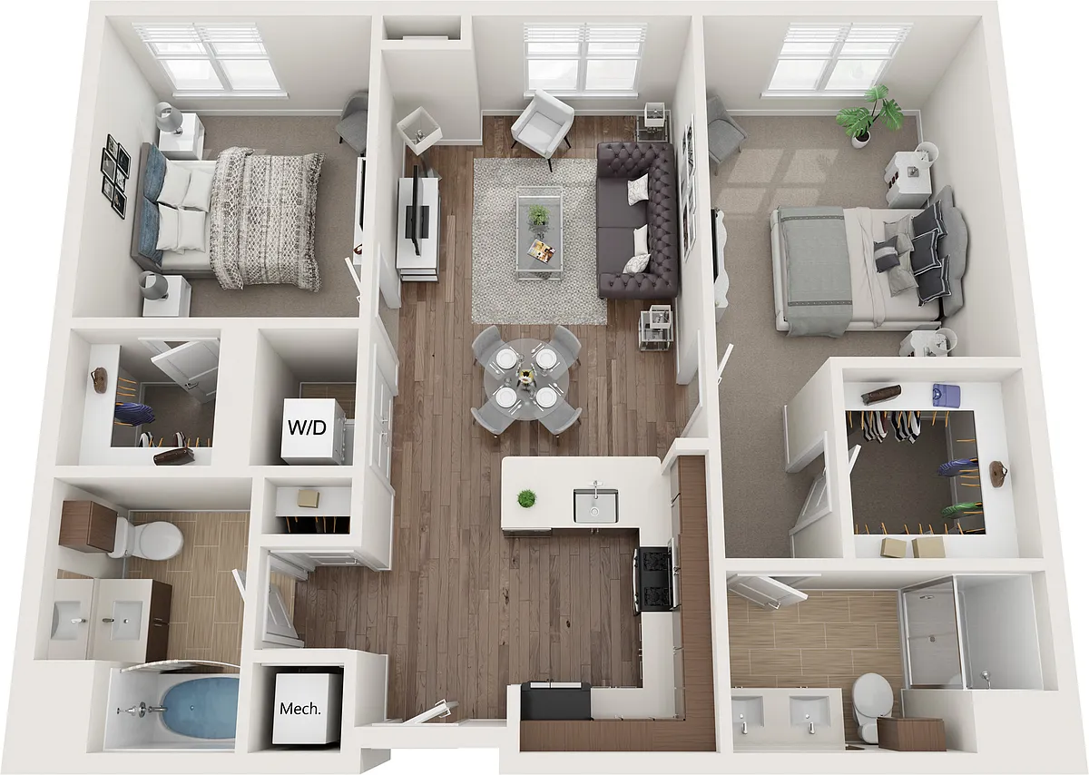 Floor plan B2A