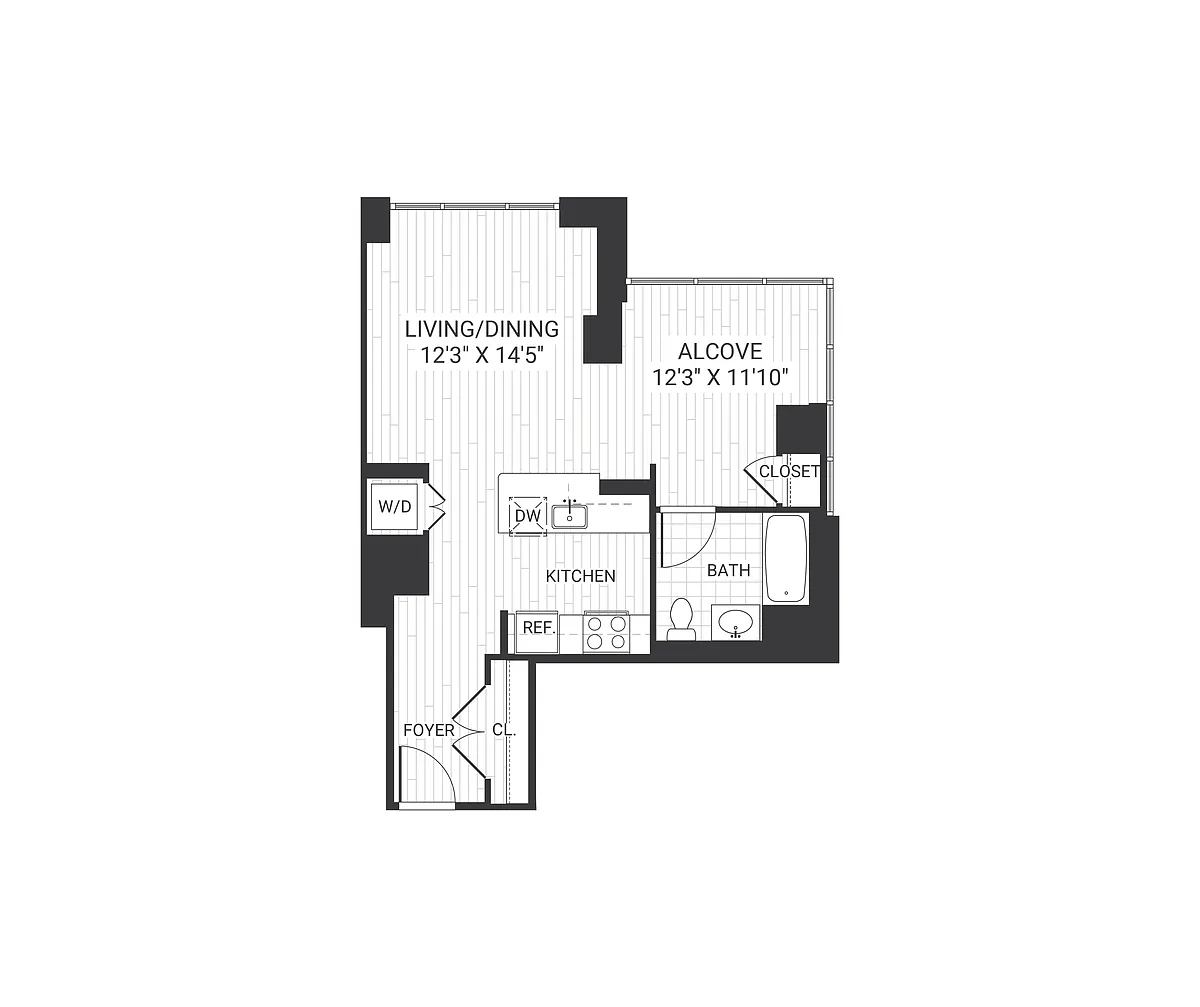 Floor plan B401 S1