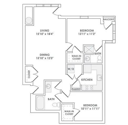 Floor plan B07 Renovated