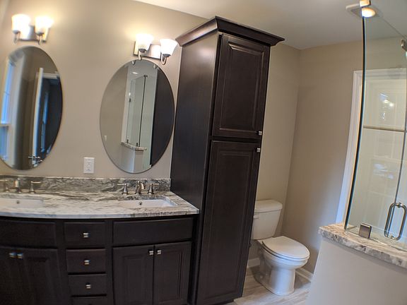 Glass and tile Master shower