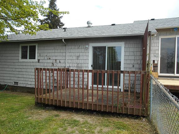 Deck in back yard