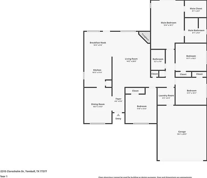 4 bed, 2.0 bath, 1800 sqft, $1,765 — Photo 2