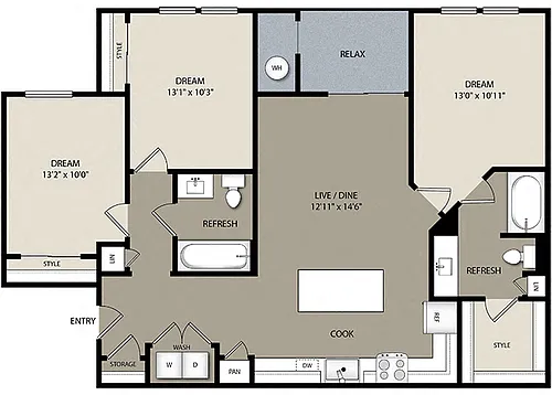 Floor plan C1