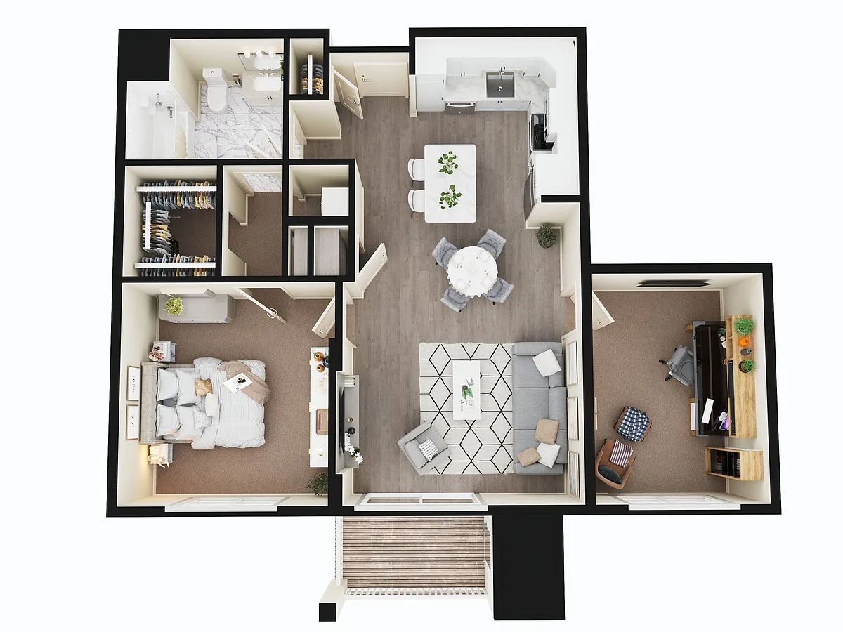 Floor plan A1BD