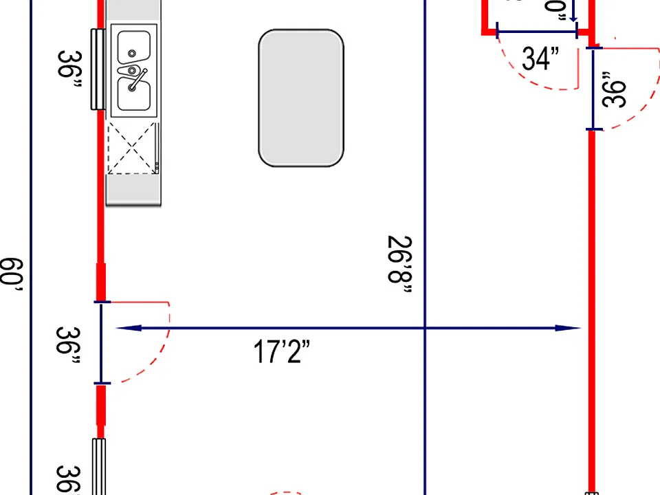 The floor plan for unit #11.