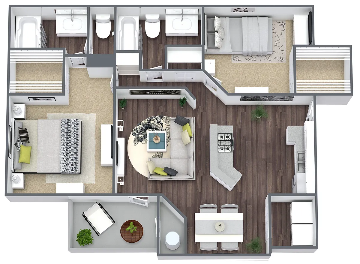 Floor plan B3