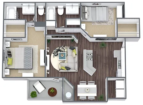 Floor plan B3