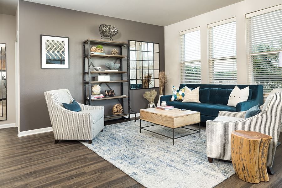 Luxury vinyl plank and polished-concrete flooring options