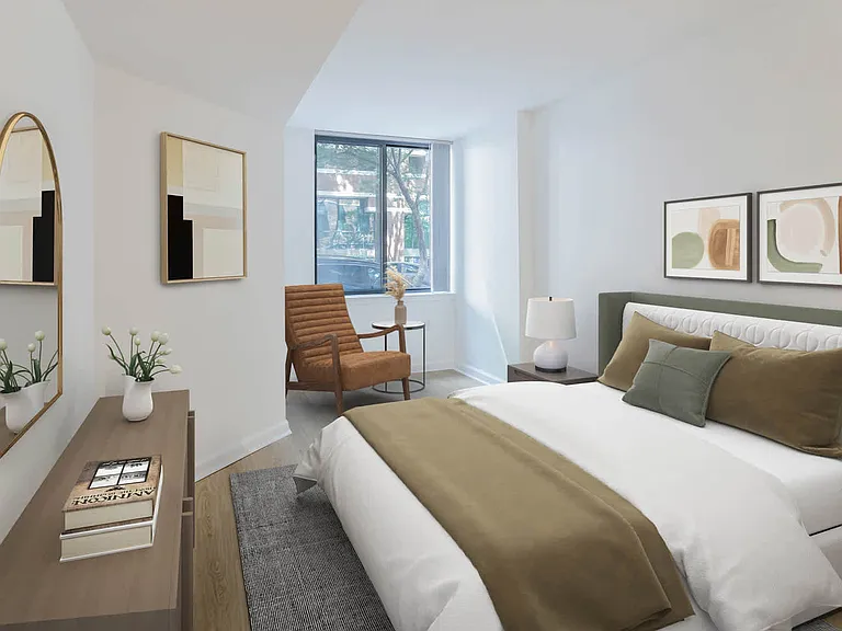 Bedroom with Hard Surface Flooring