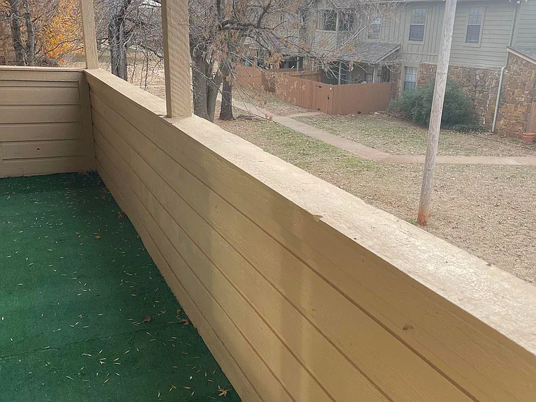 BALCONY FACING SOUTH