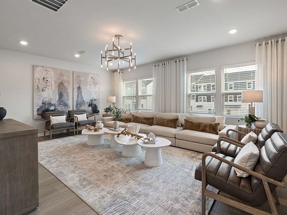 Open concept living area